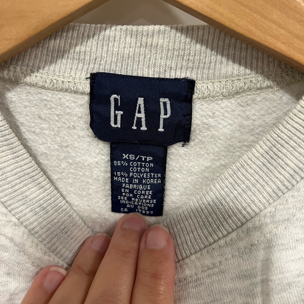 Gap Kids, sweatshirt, heather grey - Picture 5 of 6